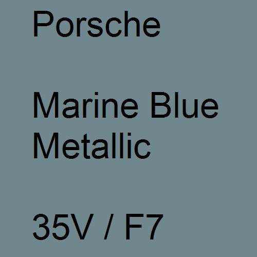 Porsche, Marine Blue Metallic, 35V / F7.